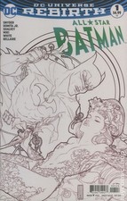 All Star Batman #1 Caldwell Fried Pie Sketch Variant VF 2016 Stock Image