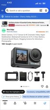 Xtra Edge Action Camera,1/1.3"Sensor,4K Cinematic Video,Waterproof Vlog Camera