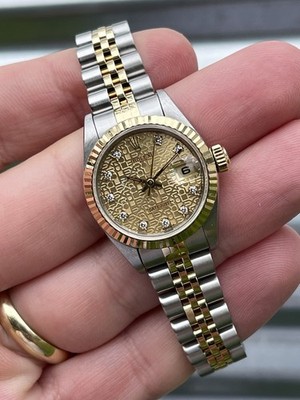 Rolex Lady-Datejust 26mm 69173 Box & Papers Anniversary Diamond Dial