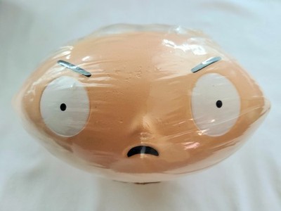 Stewie Head Shape Football - Family Guy Stewie Griffin / HTF RARE Sealed NEW!