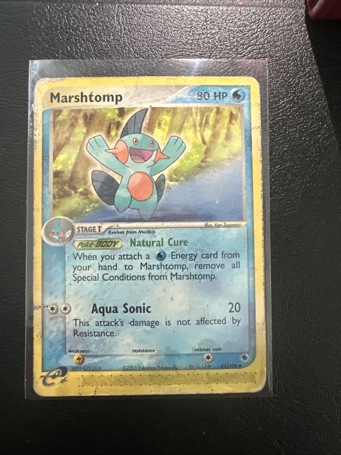 Marshtomp 41/109 Ruby and Sapphire Regular