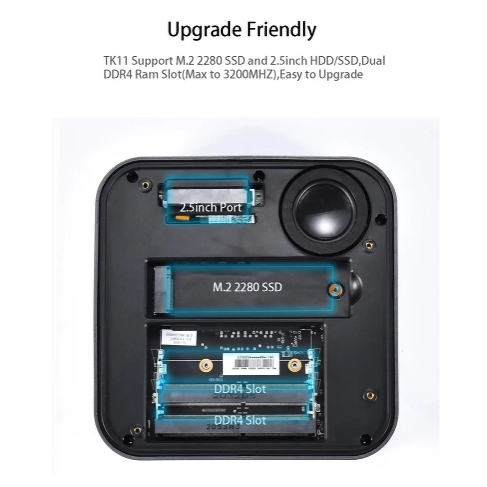 Mini Pc I5 1135G7 Desktop Box Windows 10 Pro Wifi + Bt Hdmi Ram 8Gb Ssd M2 480Gb - Image 4 of 4