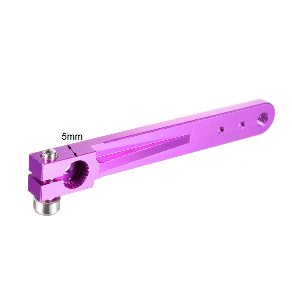 Aluminum Servo Arms Single Arm 25T M3 Thread Purple, for 2 Inch Futaba Foto 4 de 4