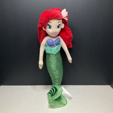 Official Disney Store The Little Mermaid Ariel Stuffed Plush Doll Toy 20"