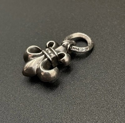 Chrome Hearts BS Fleur Pendant Silver 925. Used From Japan