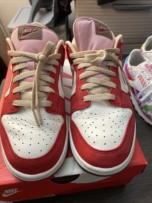 Nike Dunk Low Retro PRM Valentine's Day Sneakers Size 10M/11.5W DR9705-100