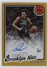 2025-26 Topps 1980-81 Basketball Auto Gold Rainbow /50 Jalen Wilson #80B2-JW