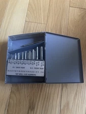 N.F. & N.C. Tap Drills & Steel Case Machinist Metalworking Tools USA
