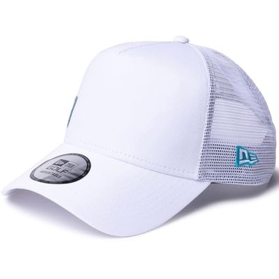 【New Era】 ★ GOLF CAP ★ 9FORTY A-FRAME SEQUINS TRUCKER ★ New Era Golf Mesh Cap 9FORTYA-FRAME Sequin Logo White FREE