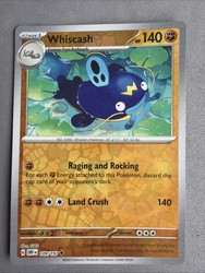 Whiscash 109/197 Reverse Holo Obsidian Flames