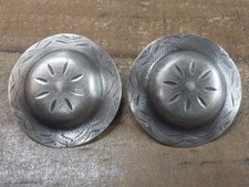 2" pair of Solid Sterling silver Conchos
