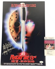 Harry Manfredini signed 12x18 Poster Composer Friday the JSA Authentication