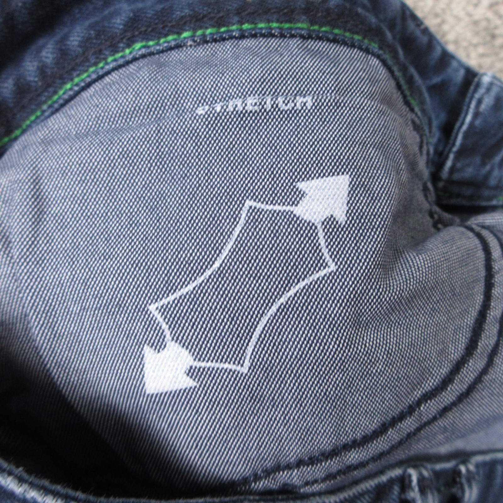 Hugo Boss Jeans Mens 34x34 Blue Green Slim Stretch Faded Flex Denim Pants thumbnail 9