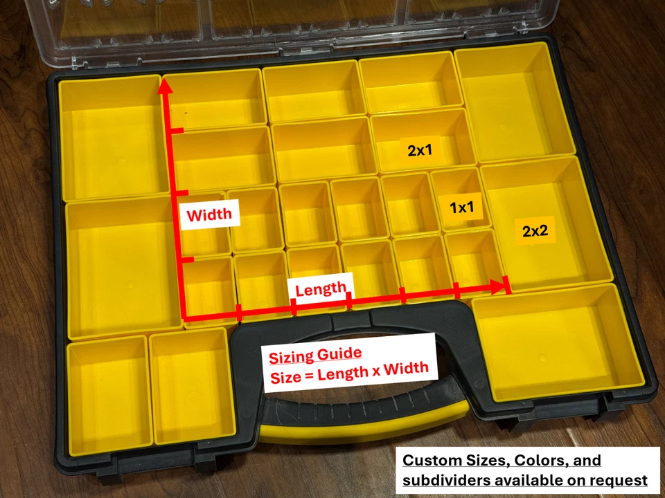 Custom Bins for Stanley Professional Organizer - (Made to Order) - Image 2 of 4