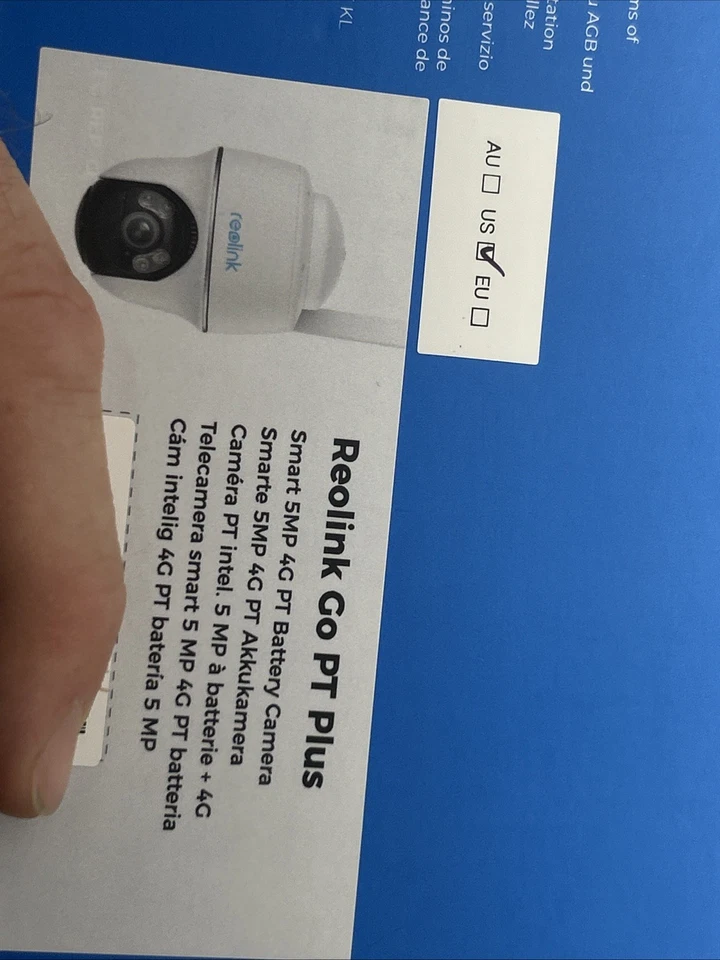 Reolink Go PT Plus 4G LTE 5MP Mobile Security Camera Solar Smart 626155 - Image 3 of 4