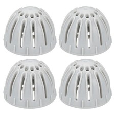 4Pcs Egg Cleaning Brush Silicone Egg Washer Rotating Scrubber Tools Gray