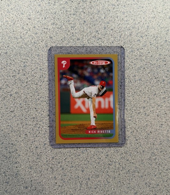 2020 Topps Total Baseball #189 Nick Pivetta Gold Parallel 1/1 Phillies RARE