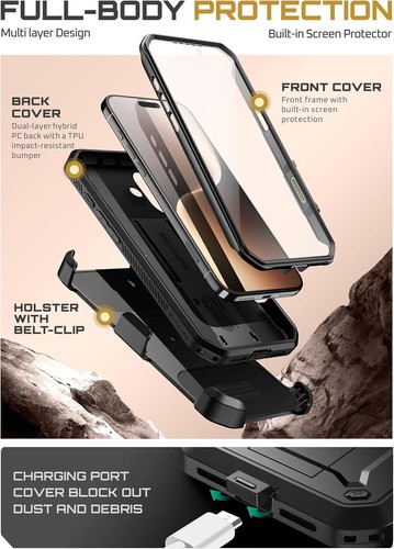 SUPCASE UBPro Military-Grade Protection Case for iPhone 17 6.3" Shockproof Cover - Picture 21 of 32