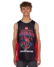 Marvel Spider-Man Basketball Jersey Men's Protector of New York Tank Top
