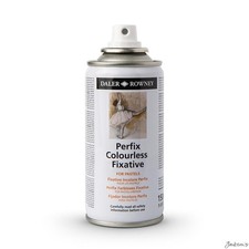 Daler-Rowney Perfix Fixative Spray Colourless 150ml For Charcoal Pastel Drawings