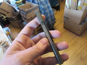 excellent vintage Hardy Alnwick salmon trout fishing brass pocket thermometer