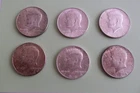Kennedy Silver Half-Dollars 90% Silver Lot of (6) 1964 & 1966D Ungraded