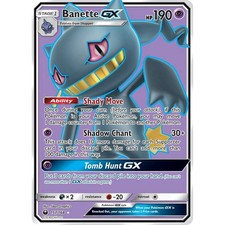 Pokemon Banette GX Full Art CES 157/168 Holofoil NM SM - Celestial Storm on eBay