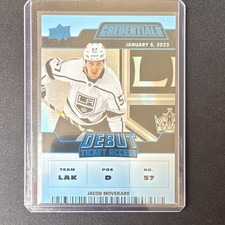 2022-23 Credentials Jacob Moverare #155 Jersey Number Match 57/99 Kings NHL