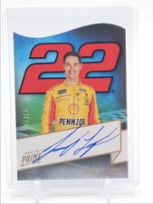 JOEY LOGANO 2019 PRIME NAMES DIE CUT SIGNATURES HOLO GOLD AUTO /25 Q1887