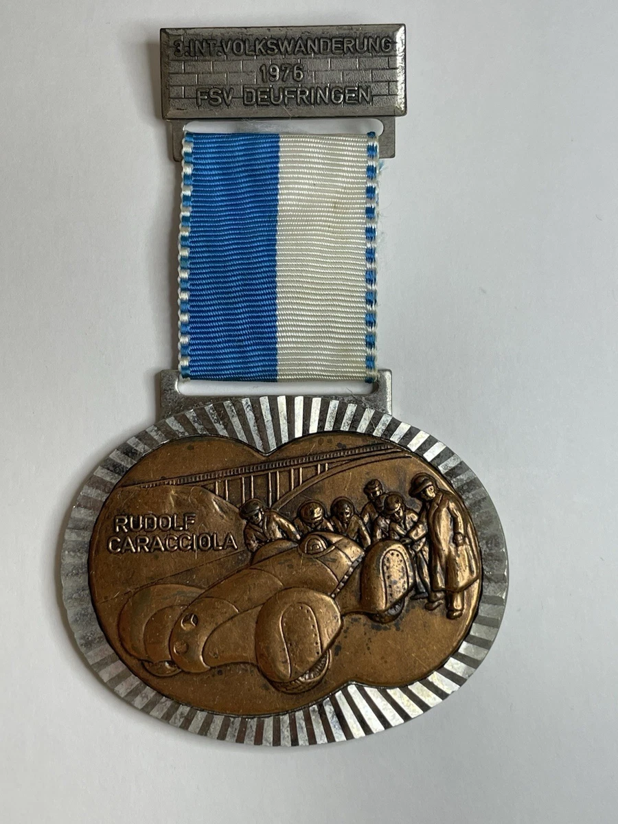 Médaille Vintage Volksmarch 1981 – Croix-Rouge Allemande, Nieder-Olm