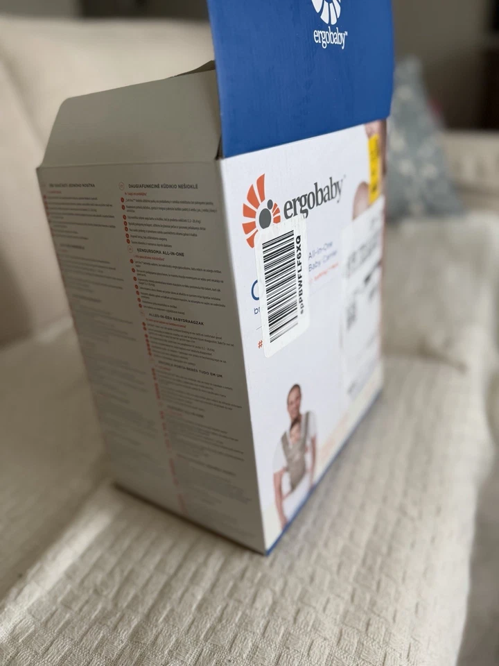 Portabebés Ergobaby Omni Breeze malla en todas las posiciones - gris grafito - Foto 3 de 3