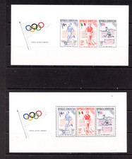 DOMINICAN REPUBLIC--Souvenir Sheet Scott #C97-#C99 Perf & Imperf.