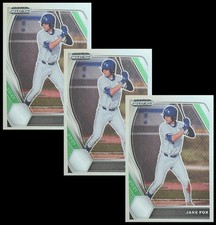 2021 Prizm Draft Picks Jake Fox Lot #PDP95 Cleveland Guardians Prospect/Rookie
