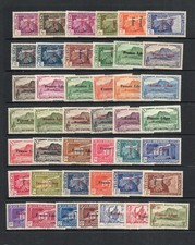S9764   Reunion   1943   "France Libre"  OVERPRINTED  43v.   MLH & MNH