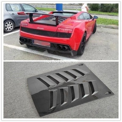Carbon Fiber Rear Hood Bonnet Engine Cover For Lamborghini Gallardo 550 560 570