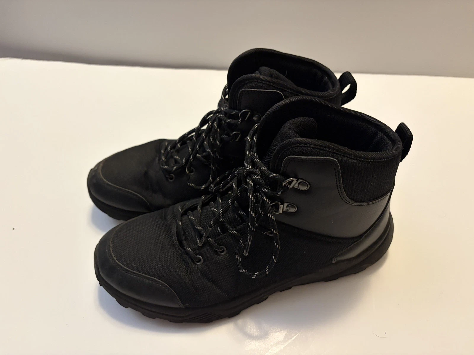 Mens Lawson Hybrid Hiker Winter SNOW Boot Black All in Motion Size 11 WATERPROOF