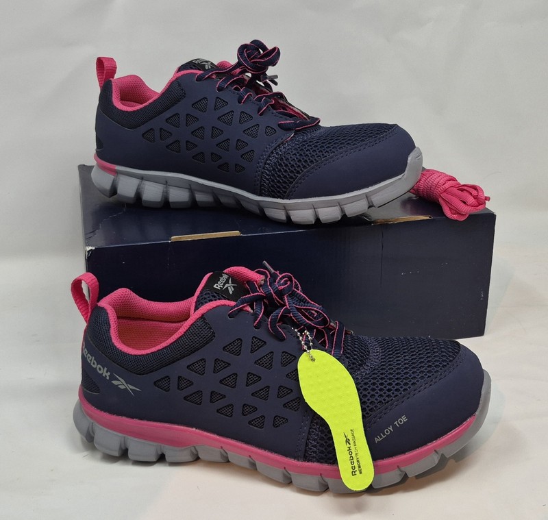NEW! - Reebok Women's Athletic Work Safety Shoe RB046 - Alloy Toe - Size 7.5w