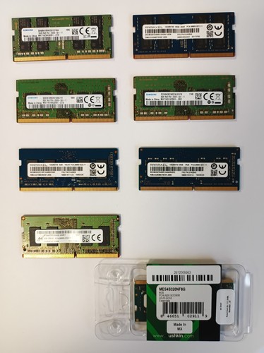 Diverse 4,8,16 GB SO DDR4 2133P 2400T 2666V Module Samsung Micron Ramaxel etc.