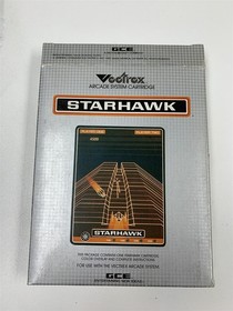 Starhawk Vectrex GCE 1982 - 100% COMPLETE CIB - Box Manual Overlay Tray
