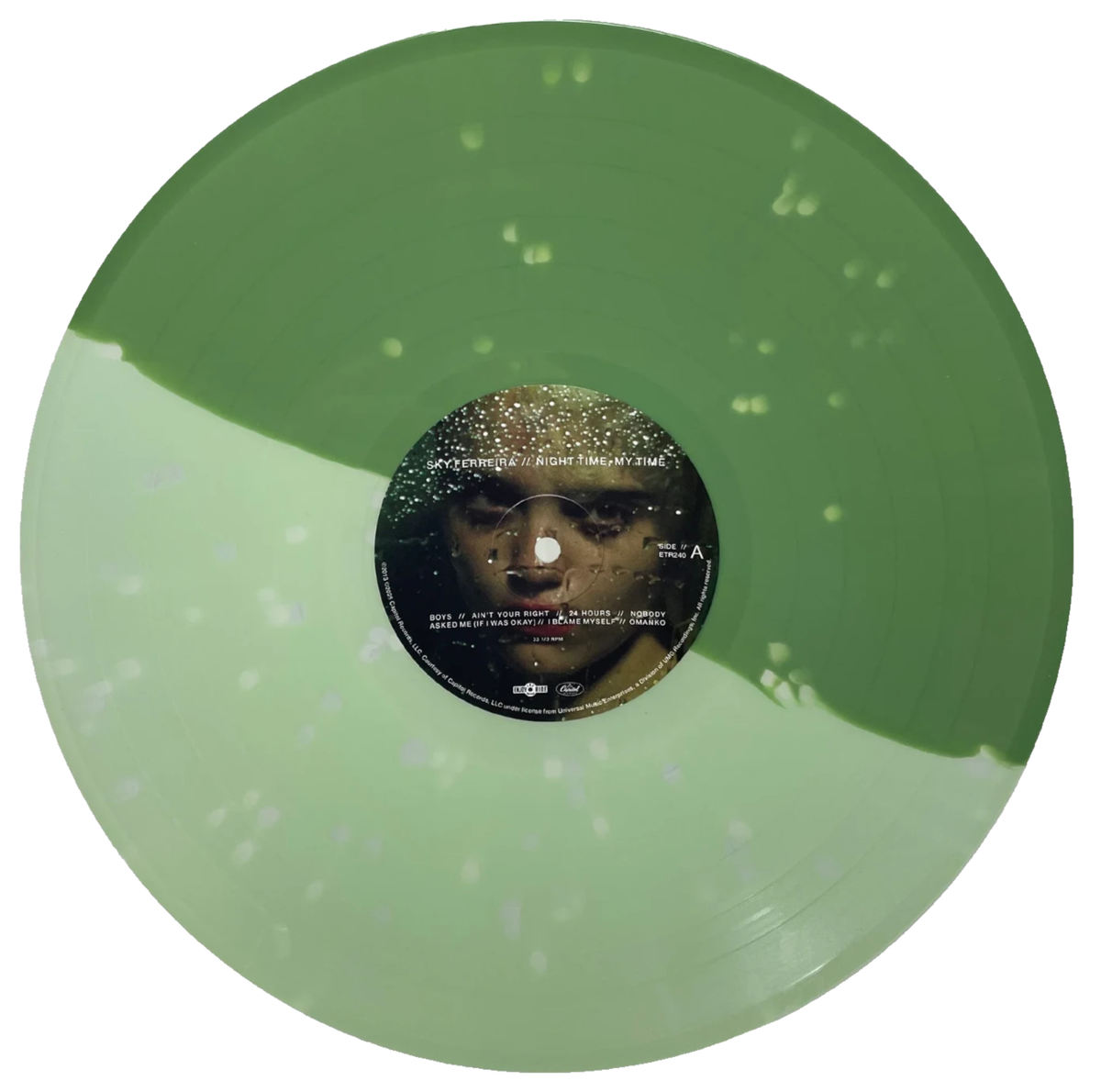 Sky Ferreira Night Time, My Time 24 Hours Green Split With Clear