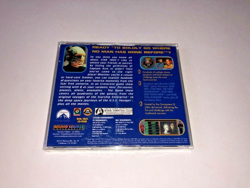 Star Trek The Game Show PC/MAC Juego Alojado por Q Nuevo Sellado 1997 TNG STNG DS9 - Imagen 4 de 5