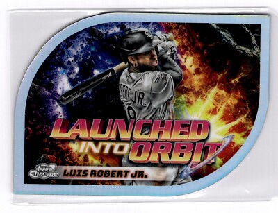 2024 Topps Chrome Luis Robert Jr. #LIO-9 Launched Into Orbit Die-Cut White Sox 