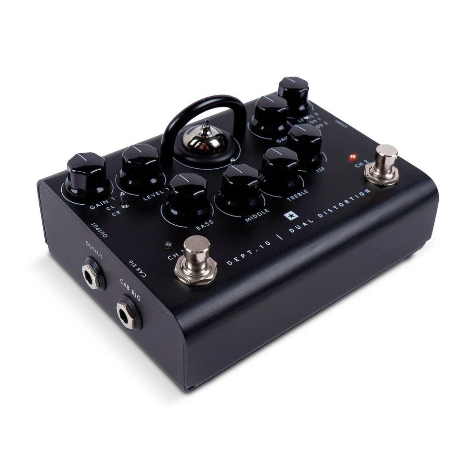 Pedal de guitarra Blackstar Dept.10 doble distorsión válvula negra Foto 3 de 4