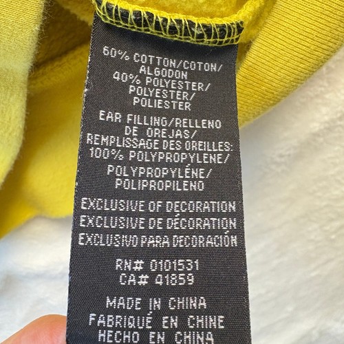 Pokemon Sweatshirt Kids Medium Yellow Full Zip Pikachu Hoodie Pokeball Logo - Picture 9 of 13