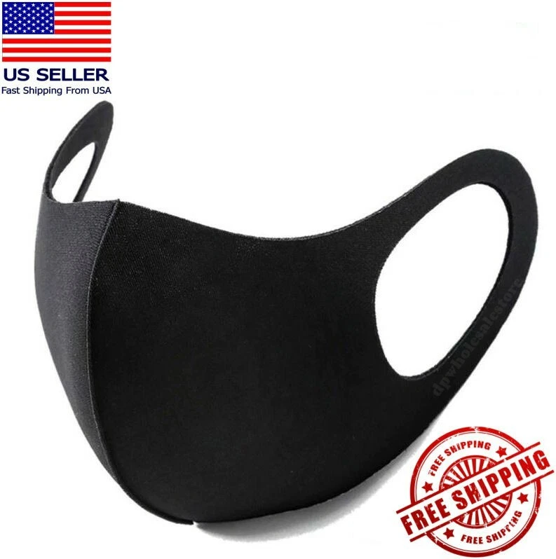 3x Face Mask Reusable Washable Covering Masks Men Women Protective Unisex - Image 4 of 4