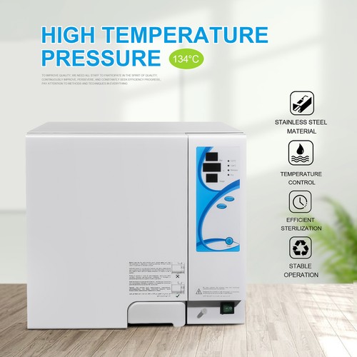 18L Dental Medical Autoclave Vacuum Steam Sterilizer Disinfection Cabine Class N - 第 2/23 張圖片