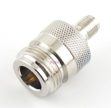 SMA Female to N Female Coax Adapter Connector - USA Ham Radio Seller