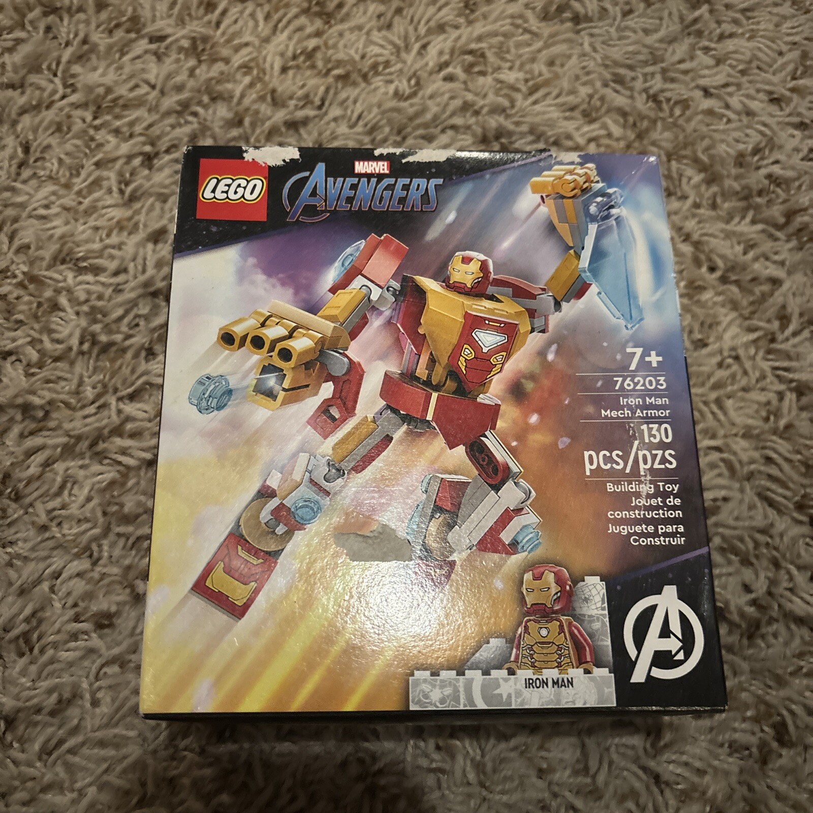 Iron Man Mech Armor 2022 LEGO #76203 New in Box Marvel Comics Avengers ...