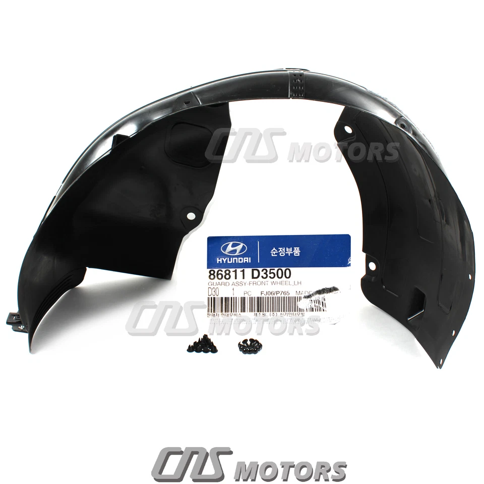 ⭐GENUINE⭐ Front Fender Liners LEFT & RIGHT for 19-21 Hyundai Tucson 86812D3500 Foto 4 de 4
