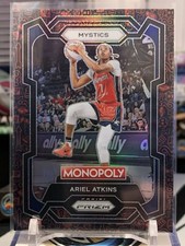 2024 Panini WBNA Prizm Monopoly Ariel Atkins #5 Red Icons Prizm Mystics JW 10M